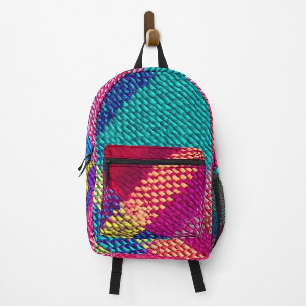 Item preview, Colorful Woven Plaid – Textile Texture Art designed and sold by Myra365Art.