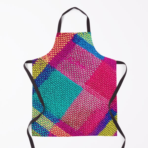 Item preview, Colorful Woven Plaid – Textile Texture Art designed and sold by Myra365Art.