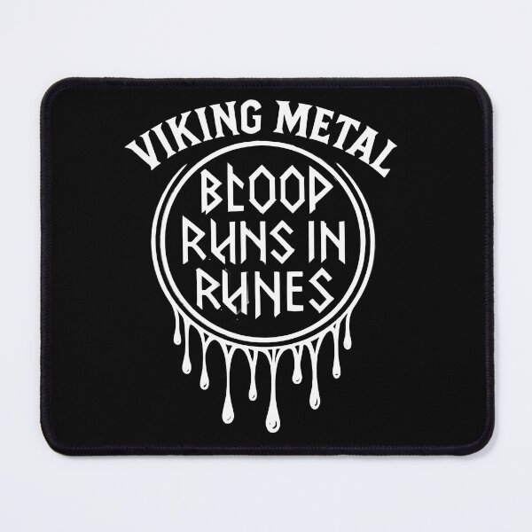 Item preview, Viking Metal Blood Runs In Runes designed and sold by Krossgor.