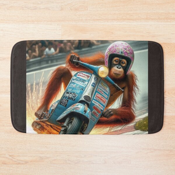 Item preview, "Ape-X Speed: Orangutan on the Throttle!" designed and sold by Print Fiction.
