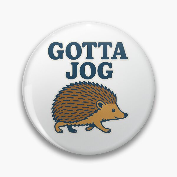 Item preview, Gotta Jog hedgehog designed and sold by SunkenAbyss.