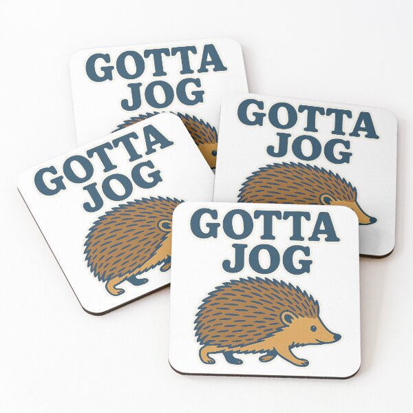 Item preview, Gotta Jog hedgehog designed and sold by SunkenAbyss.
