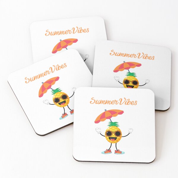 Item preview, Cool Pineapple Summer Vibes – Funny Cartoon Fruit Character designed and sold by B-M-Store.