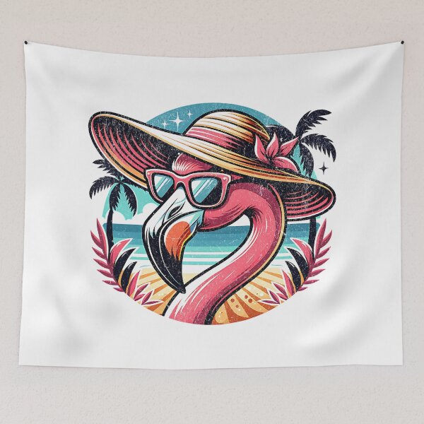 Item preview, Flamingo Paradise — Chill Vibes Only designed and sold by AwesomeBeyondLimits.