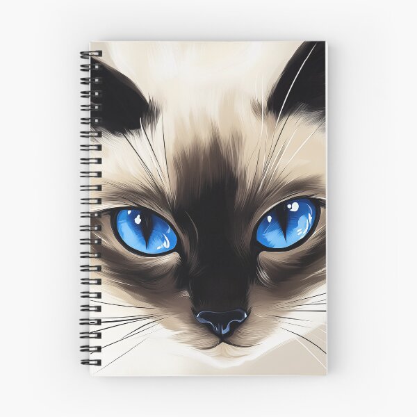 Item preview, Siamese Cat with Blue Eyes designed and sold by PetsArt.