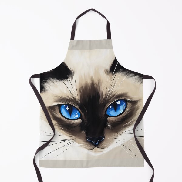 Item preview, Siamese Cat with Blue Eyes designed and sold by PetsArt.