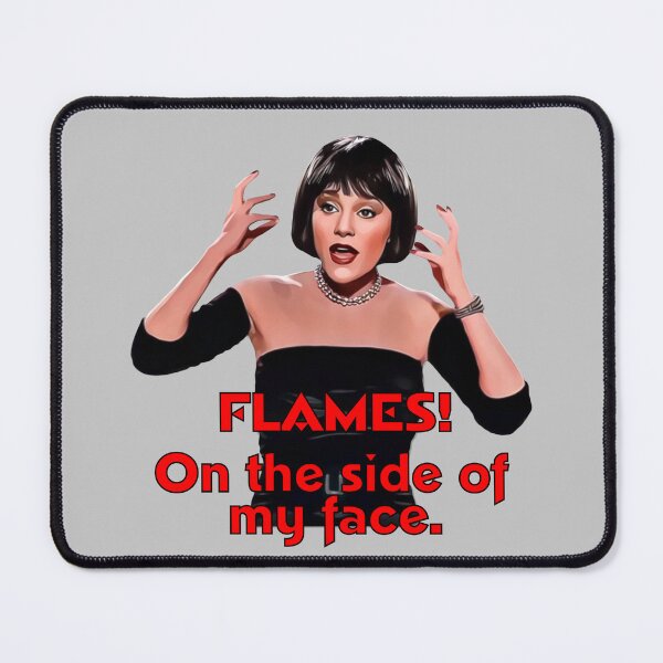 Item preview, Flames! On the side of my face - Clue - Mrs. White designed and sold by Smile More Art Store ⭐️⭐️⭐️⭐️⭐️.
