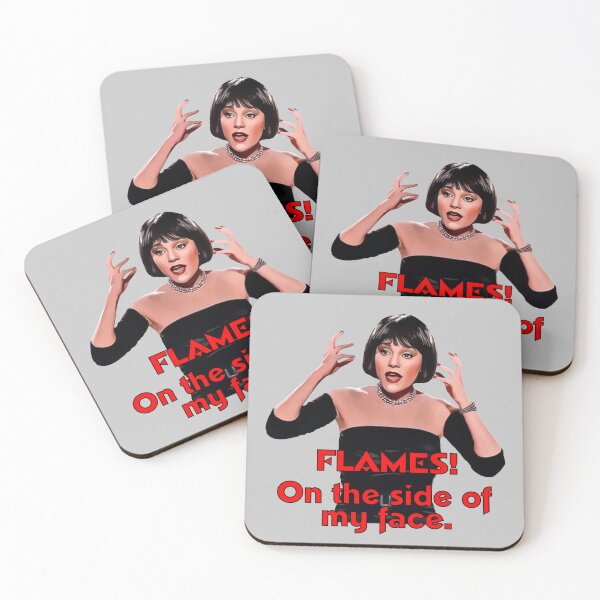 Item preview, Flames! On the side of my face - Clue - Mrs. White designed and sold by Smile More Art Store ⭐️⭐️⭐️⭐️⭐️.