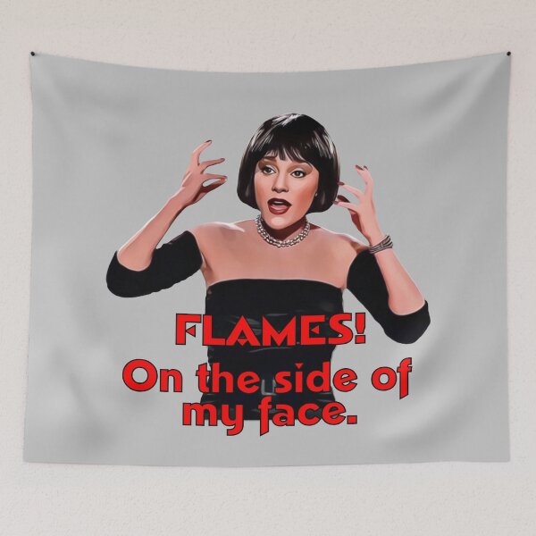 Item preview, Flames! On the side of my face - Clue - Mrs. White designed and sold by Smile More Art Store ⭐️⭐️⭐️⭐️⭐️.