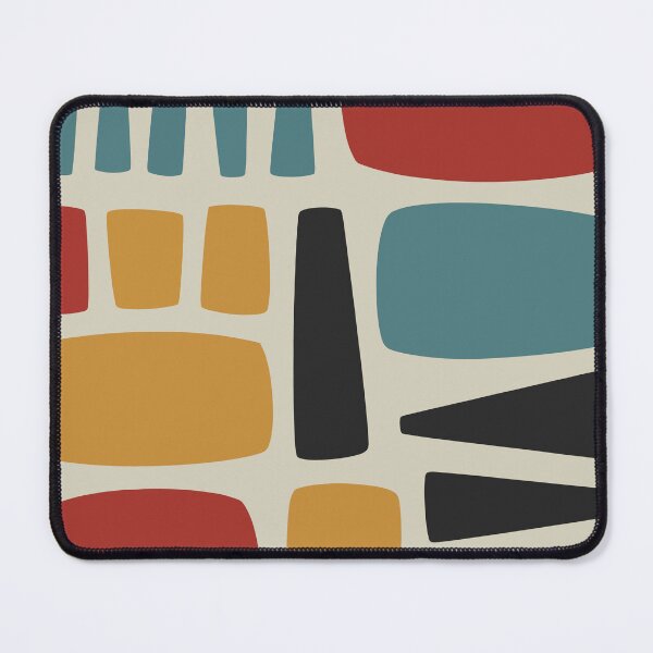 Item preview, Retro Rhythm – Abstract Mid-Century Blocks designed and sold by Angry Swan Designs.