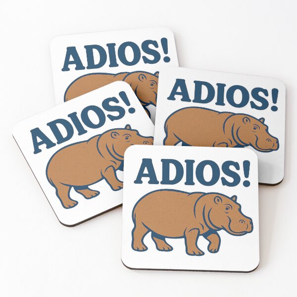 Item preview, Adios! hippo(s) designed and sold by SunkenAbyss.