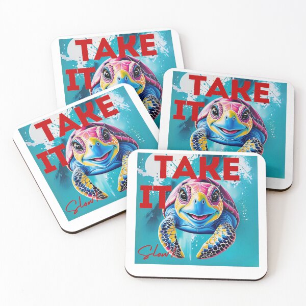 Item preview, Take It Slow – Funny Colorful Turtle T-Shirt for Relaxed Lifestyle Lovers designed and sold by mtpurecreativity.