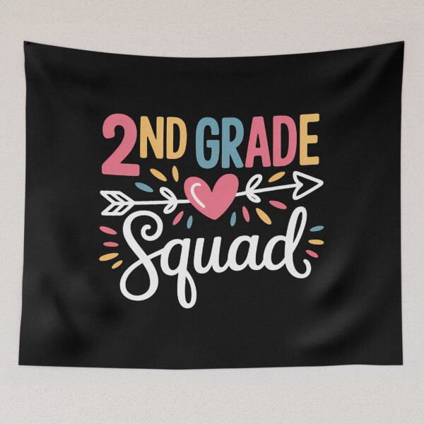 Item preview, 2nd Grade Squad Second Teacher Student Team Back To School designed and sold by brynatshop.