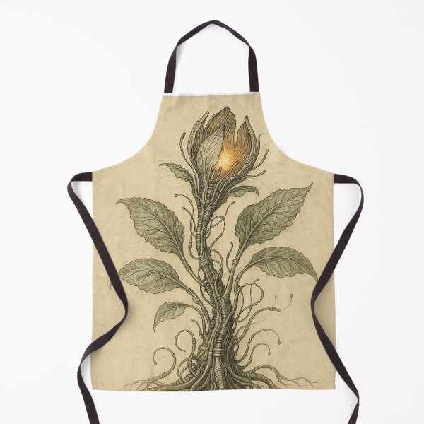 Item preview, Cyborg Flora – Biomechanical Botanical Art Sci-Fi Nature Drawing designed and sold by Domci.