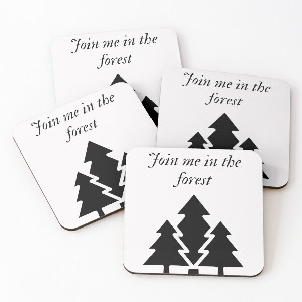 Item preview, Step into the magic of nature. This "Join Me in the Forest" design is perfect for dreamers, nature lovers, and quiet adventurers. A thoughtful gift for anyone who finds peace among the trees. designed and sold by RenoMajorka.