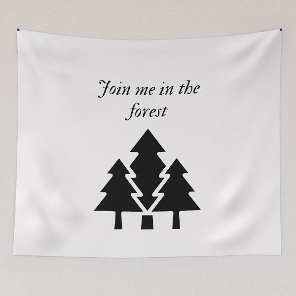 Item preview, Step into the magic of nature. This "Join Me in the Forest" design is perfect for dreamers, nature lovers, and quiet adventurers. A thoughtful gift for anyone who finds peace among the trees. designed and sold by RenoMajorka.