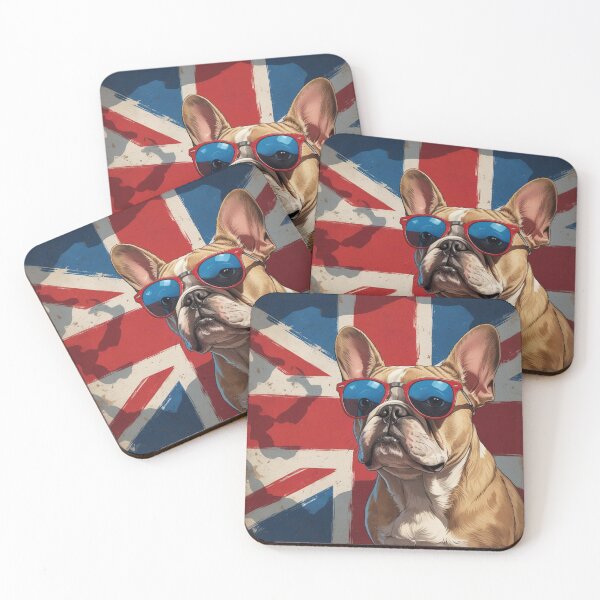 Item preview, Patriotic french bulldog dog lover UK flag england designed and sold by jackoslimited.