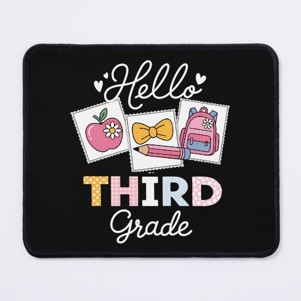 Item preview, Back To School Hello Third Grade Teacher Coquette Pencil designed and sold by brynatshop.
