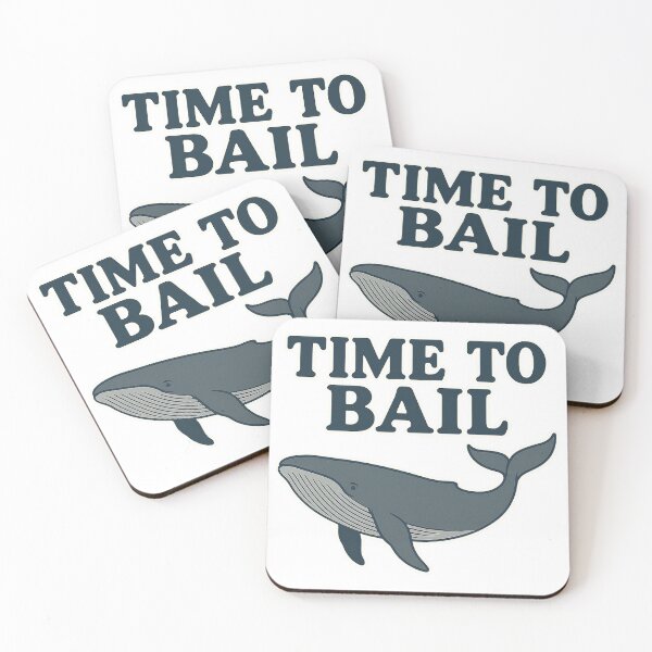 Item preview, Time to Bail whale designed and sold by SunkenAbyss.