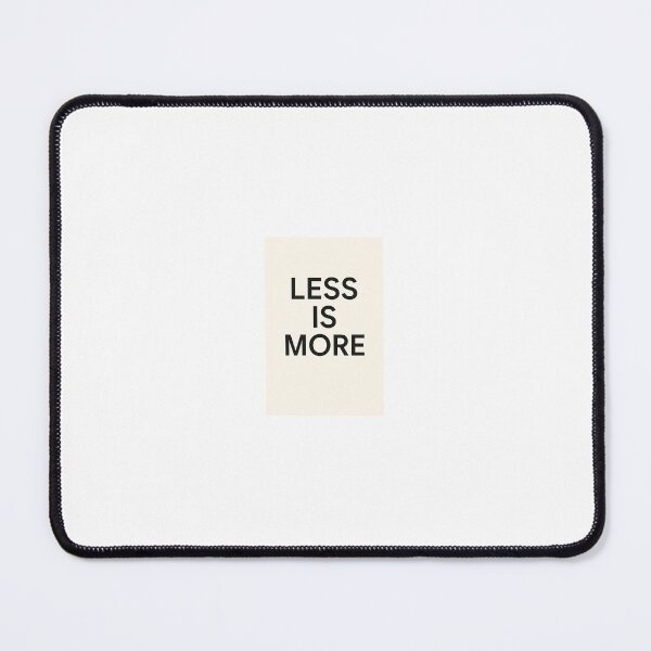 Item preview, Less Is More – Minimalist Wall Art Quote designed and sold by ValiDBloom.