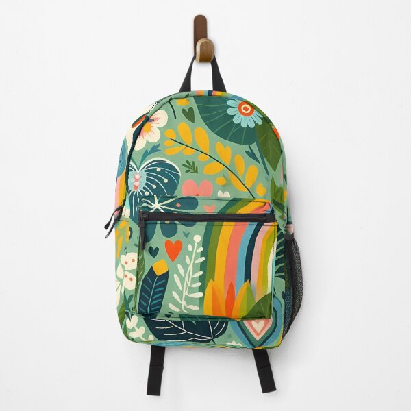 Item preview, Botanical Jungle Leaf Pattern - Scandinavian Folk Art by heidiannemorris © designed and sold by FOLK ART FUSION by heidiannemorris.