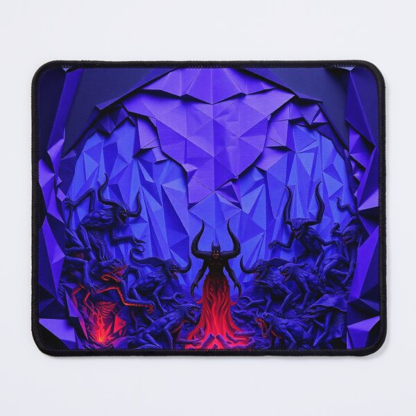 Item preview, A Hellscape of biblical proportions cool Satanic artwork designed and sold by Vintage Designs +.