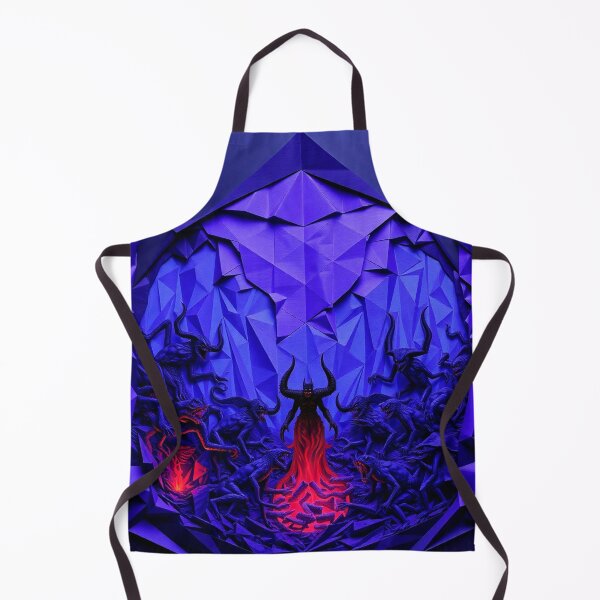 Item preview, A Hellscape of biblical proportions cool Satanic artwork designed and sold by Vintage Designs +.