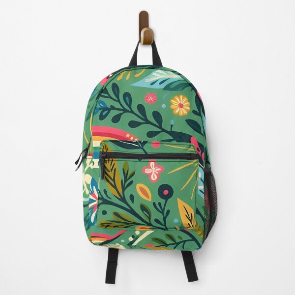 Item preview, Jungle Leaf Lush Botanic Pattern - Scandinavian Folk Art by heidiannemorris © designed and sold by FOLK ART FUSION by heidiannemorris.