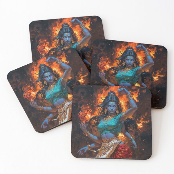 Item preview, Night Mother of the Infinite Flame Goddess Kali designed and sold by AliceWhiteDF.