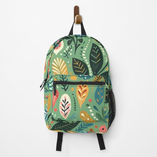 Item preview, Lush Jungle Botanic Pattern - Scandinavian Folk Art by heidiannemorris © designed and sold by FOLK ART FUSION by heidiannemorris.
