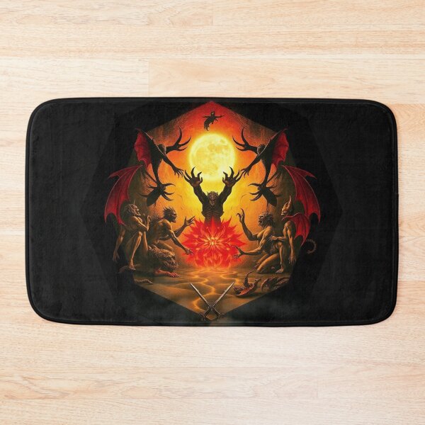 Item preview,  A Hellscape of biblical proportions cool Satanic artwork designed and sold by Vintage Designs +.