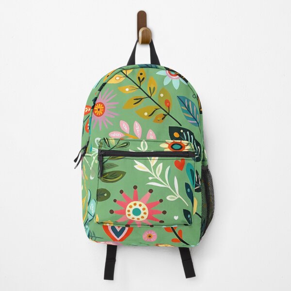 Item preview, Tropical Foliage Botanic Pattern - Scandinavian Folk Art by heidiannemorris © designed and sold by FOLK ART FUSION by heidiannemorris.
