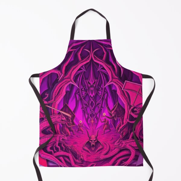 Item preview,  A Hellscape of biblical proportions cool Satanic artwork designed and sold by Vintage Designs +.