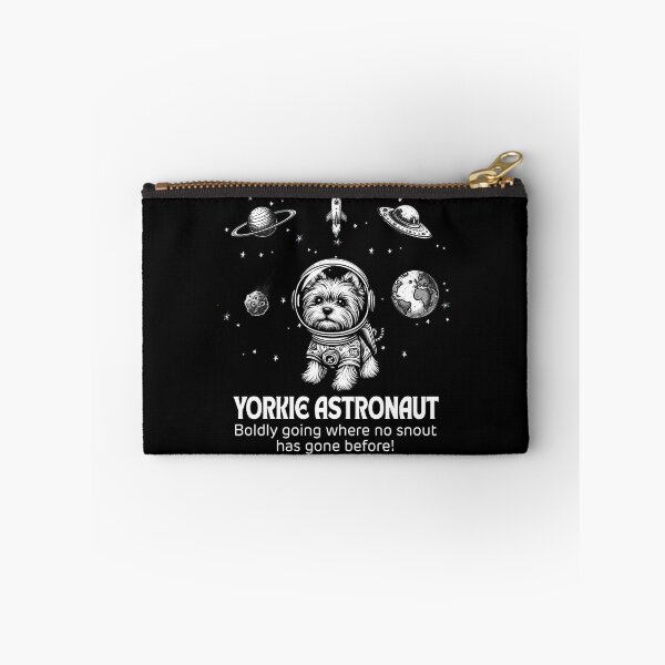 Item preview, Astronaut Yorkie Funny Space designed and sold by doodIllustrate.