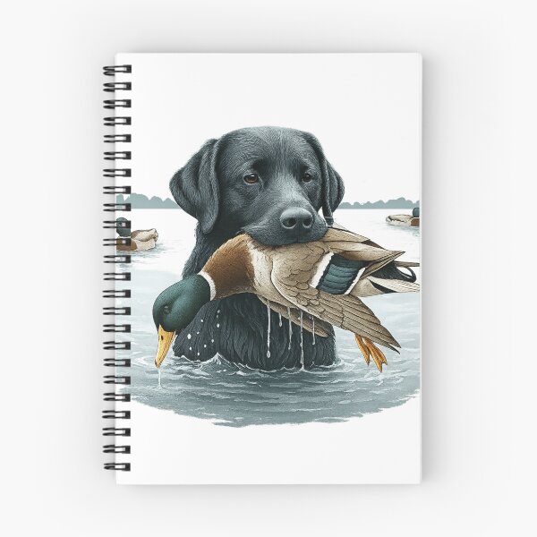Item preview, Labrador Retriever with Mallard in Serene Hunting Scene designed and sold by haitrieuic96.