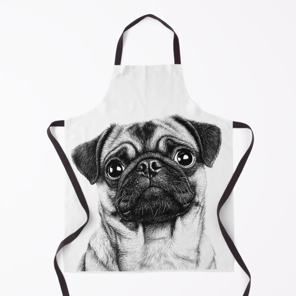 Item preview, beautiful pug designed and sold by ArtfulPlay.