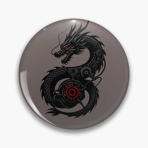 Item preview, Cyber Dragon Reactor – Futuristic Emblem of Power designed and sold by ligershop.