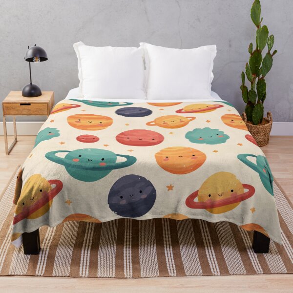 Item preview, Whimsical Planets Pattern designed and sold by bapupa.