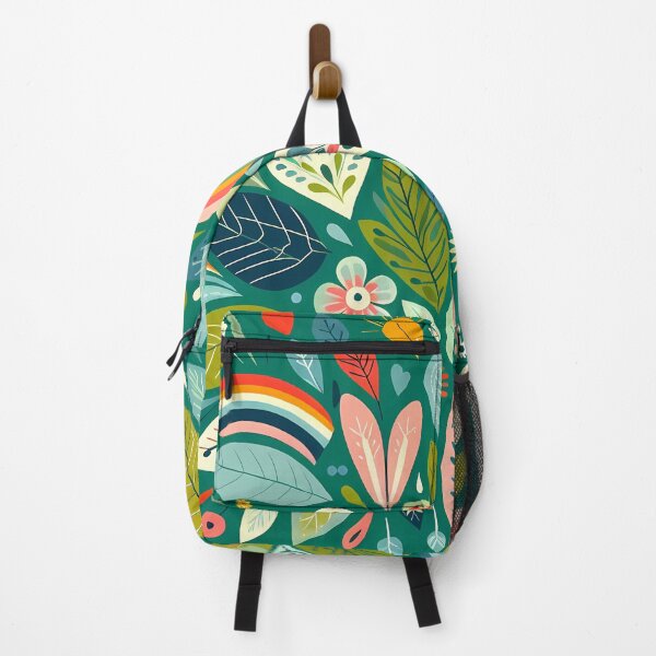 Item preview, Natural Jungle Botanic Pattern - Scandinavian Folk Art by heidiannemorris © designed and sold by FOLK ART FUSION by heidiannemorris.