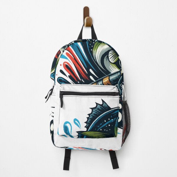 Item preview, High-Energy Bass Fishing Splash Scene designed and sold by haitrieuic96.