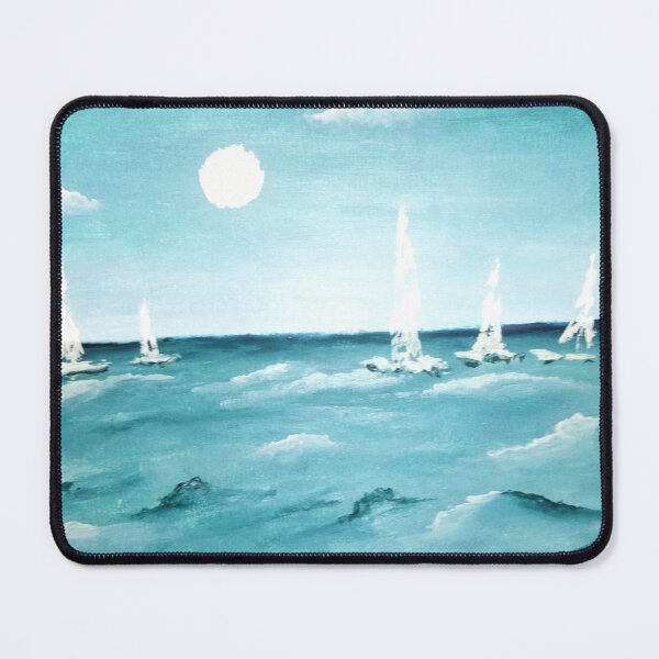 Item preview, hand painted minimal sea scape painting designed and sold by Artania21.