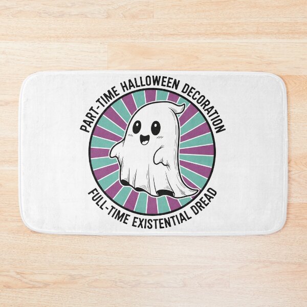 Item preview, Part Time Halloween Decoration Full Time Existential Dread Cute Ghost designed and sold by Owcomm.