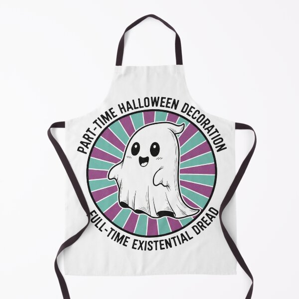 Item preview, Part Time Halloween Decoration Full Time Existential Dread Cute Ghost designed and sold by Owcomm.