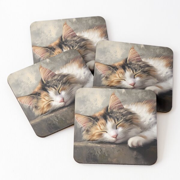 Item preview, Kitty sleeping designed and sold by ArtfulPlay.