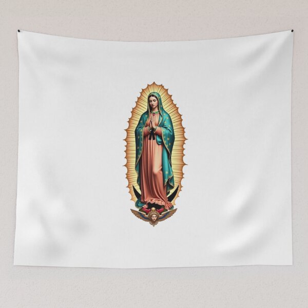 Item preview, Our Lady of Guadalupe – Vintage Catholic T-Shirt Design designed and sold by Holy Ink.