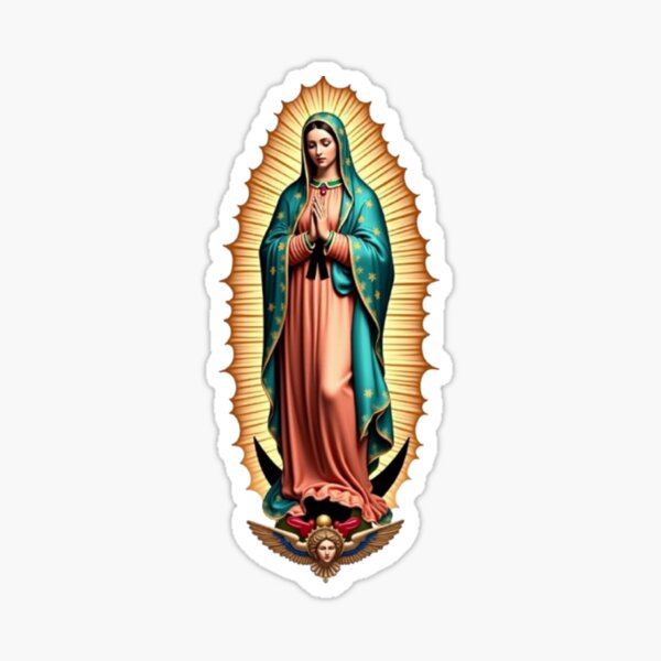 Item preview, Our Lady of Guadalupe – Vintage Catholic T-Shirt Design designed and sold by joscafer.
