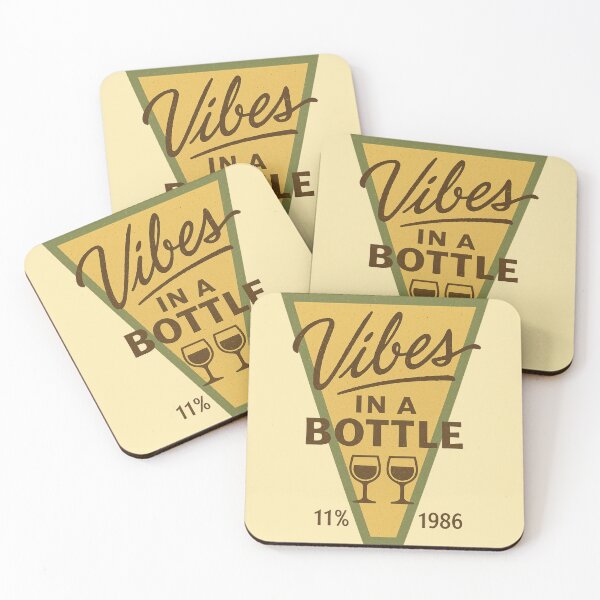 Item preview, Vibes in a Bottle – Retro 1986 Party Design designed and sold by LBDesignR.