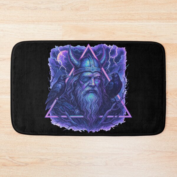 Item preview, Odin Hugin y Munin Valhalla Vaporwave designed and sold by TomFrontierArt.