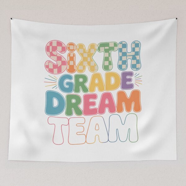 Item preview, 6th Sixth Grade Dream Team Teachers First Day Back To School designed and sold by brynatshop.