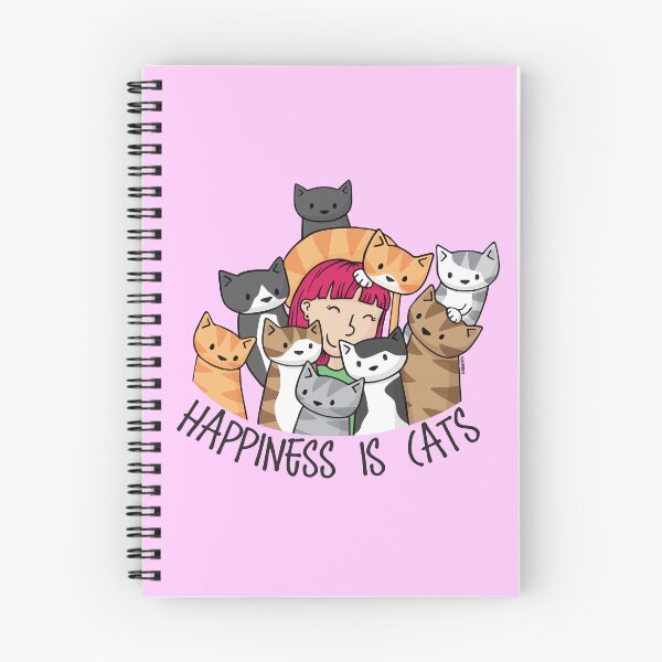Item preview, Happiness is Cats designed and sold by doodlecats.